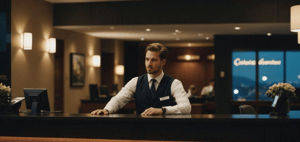 hotel lobby